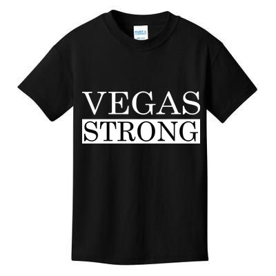 Vegas Strong Classy News Text Kids T-Shirt