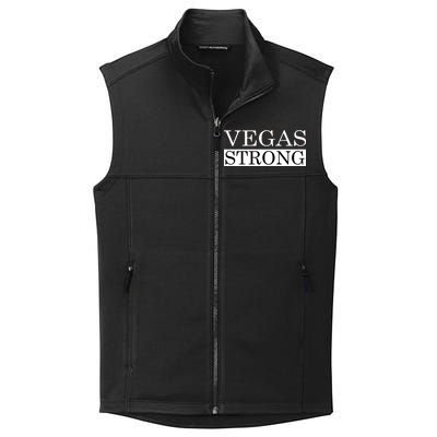 Vegas Strong Classy News Text Collective Smooth Fleece Vest