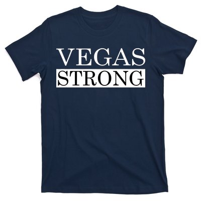 Vegas Strong Classy News Text T-Shirt