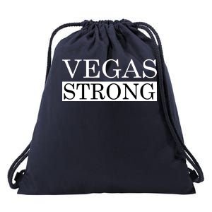 Vegas Strong Classy News Text Drawstring Bag