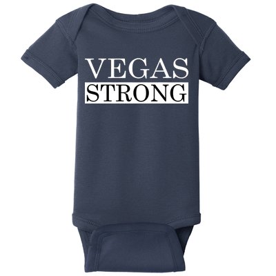 Vegas Strong Classy News Text Baby Bodysuit