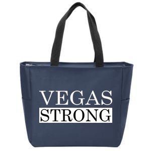 Vegas Strong Classy News Text Zip Tote Bag