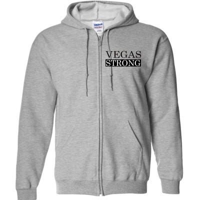 Vegas Strong Classy News Text Full Zip Hoodie