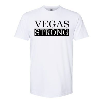 Vegas Strong Classy News Text Softstyle® CVC T-Shirt