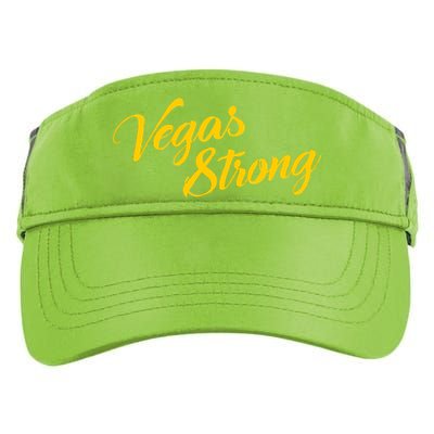 Vegas Strong Gold Script Adult Drive Performance Visor