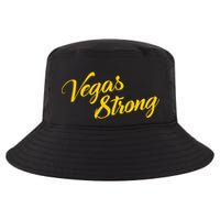 Vegas Strong Gold Script Cool Comfort Performance Bucket Hat