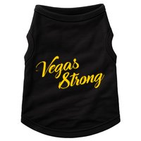 Vegas Strong Gold Script Doggie Tank