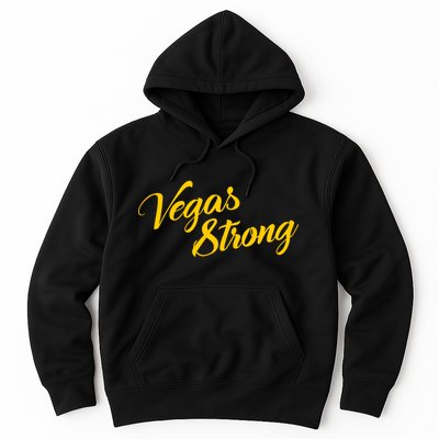 Vegas Strong Gold Script Hoodie