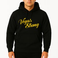 Vegas Strong Gold Script Hoodie