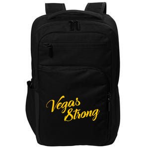 Vegas Strong Gold Script Impact Tech Backpack