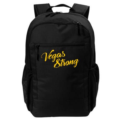 Vegas Strong Gold Script Daily Commute Backpack