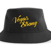 Vegas Strong Gold Script Sustainable Bucket Hat