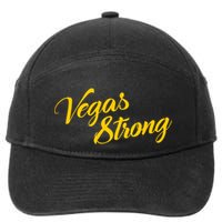Vegas Strong Gold Script 7-Panel Snapback Hat