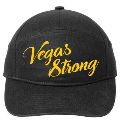 Vegas Strong Gold Script 7-Panel Snapback Hat