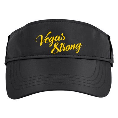 Vegas Strong Gold Script Adult Drive Performance Visor