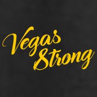 Vegas Strong Gold Script 15oz Campfire Ceramic Mug