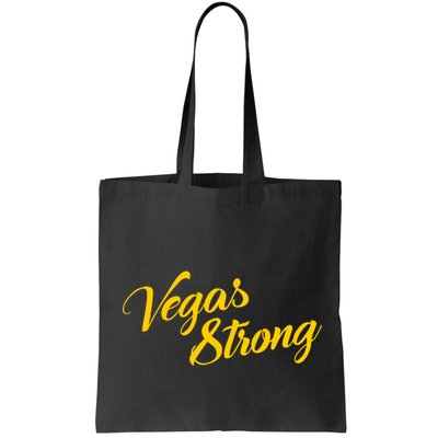 Vegas Strong Gold Script Bag