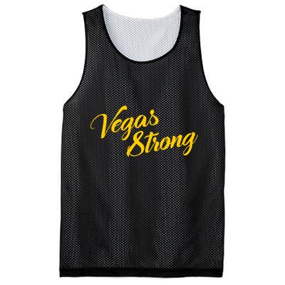 Vegas Strong Gold Script Mesh Reversible Basketball Jersey Tank
