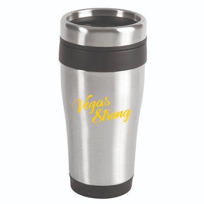 Vegas Strong Gold Script 16oz Travel Tumbler