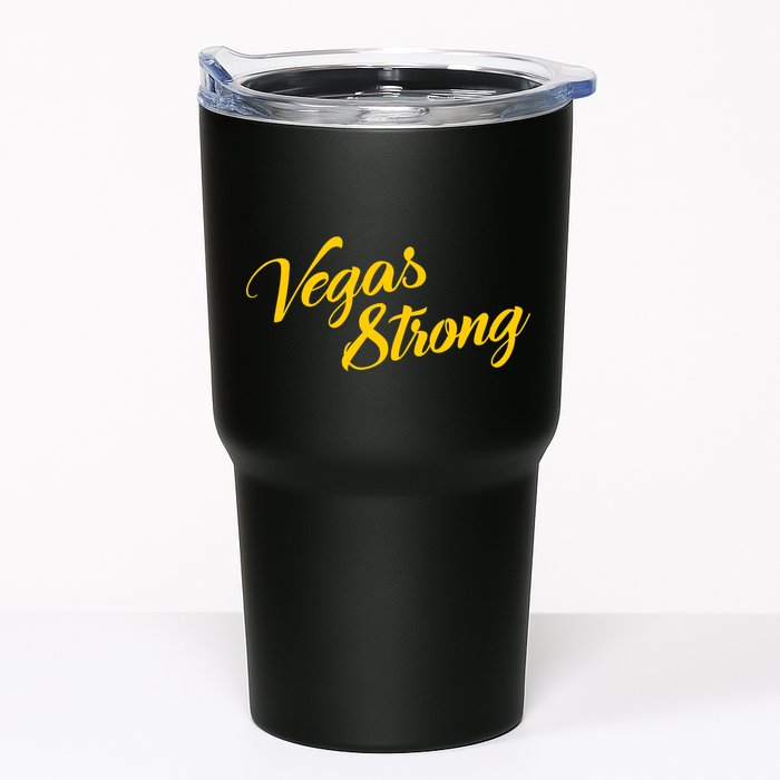 Vegas Strong Gold Script Tumbler