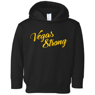 Vegas Strong Gold Script Toddler Hoodie