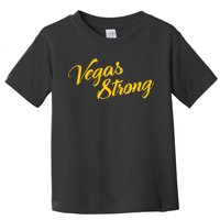 Vegas Strong Gold Script Toddler T-Shirt