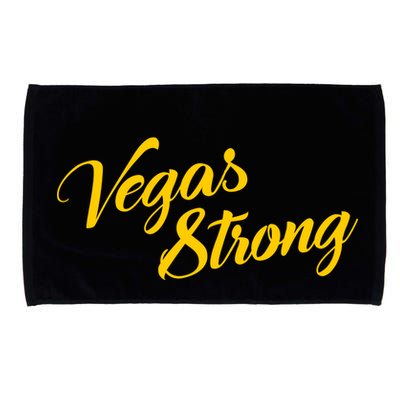 Vegas Strong Gold Script Microfiber Hand Towel