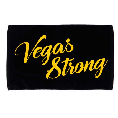 Vegas Strong Gold Script Microfiber Hand Towel