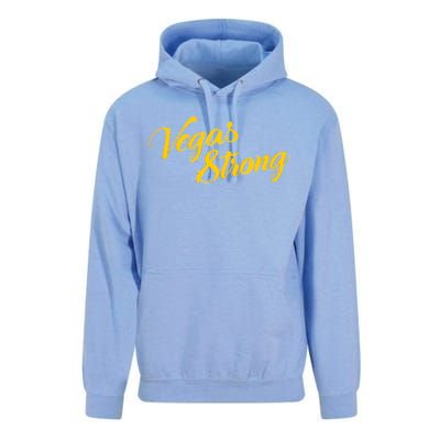 Vegas Strong Gold Script Unisex Surf Hoodie