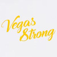 Vegas Strong Gold Script Garment-Dyed Sweatshirt