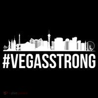Vegas Strong Hastag #vegasstrong Skyline T-Shirt