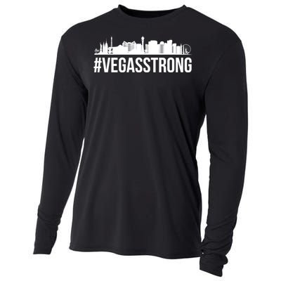 Vegas Strong Hastag #vegasstrong Skyline Cooling Performance Long Sleeve Crew