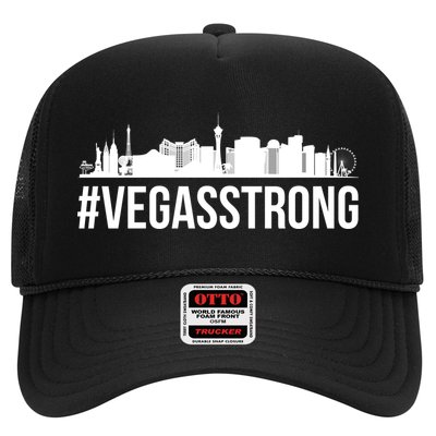 Vegas Strong Hastag #vegasstrong Skyline Trucker Hat