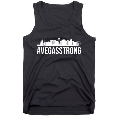 Vegas Strong Hastag #vegasstrong Skyline Tank Top