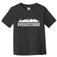 Vegas Strong Hastag #vegasstrong Skyline Toddler T-Shirt