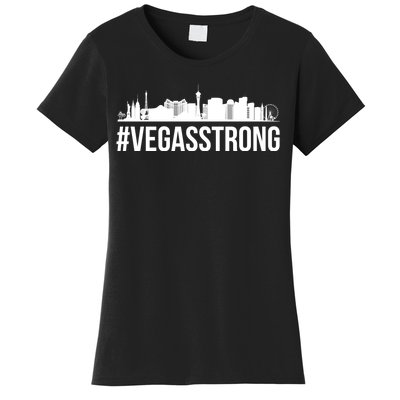 Vegas Strong Hastag #vegasstrong Skyline Women's T-Shirt