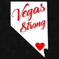 Vegas Strong Nevada Heart Script Ladies PosiCharge Tri-Blend Wicking Tank