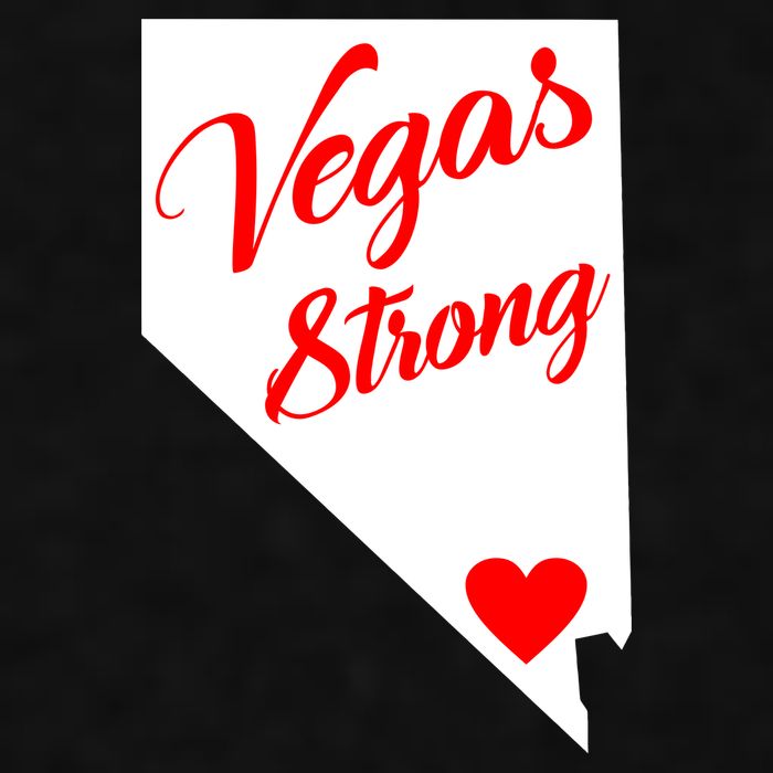Vegas Strong Nevada Heart Script Ladies PosiCharge Tri-Blend Wicking Tank