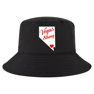 Vegas Strong Nevada Heart Script Cool Comfort Performance Bucket Hat