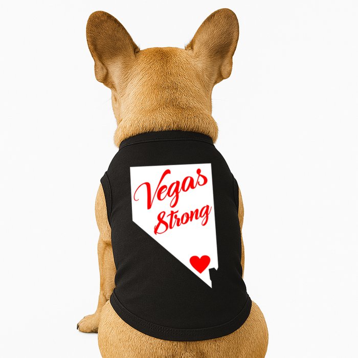 Vegas Strong Nevada Heart Script Doggie Tank