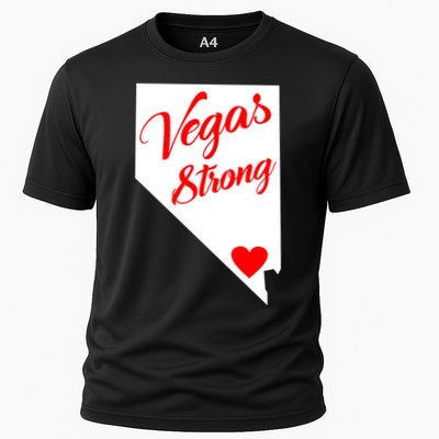 Vegas Strong Nevada Heart Script Performance Shirt