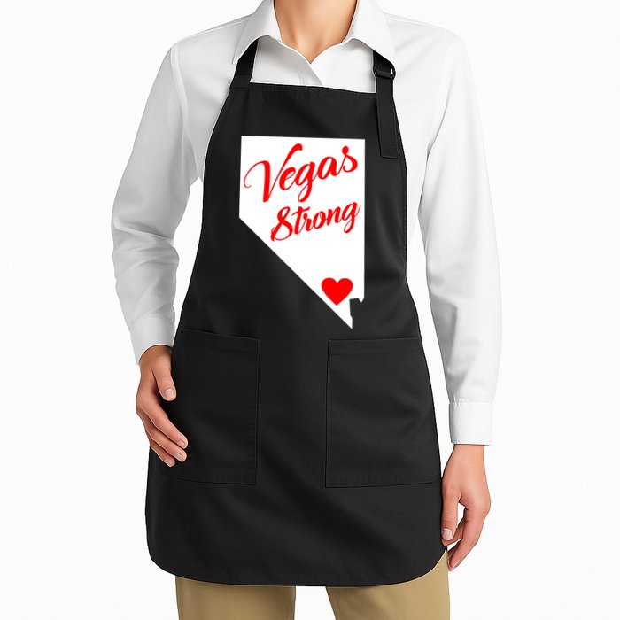Vegas Strong Nevada Heart Script Apron