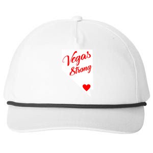 Vegas Strong Nevada Heart Script Snapback Five-Panel Rope Hat