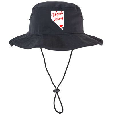 Vegas Strong Nevada Heart Script Bucket Hat