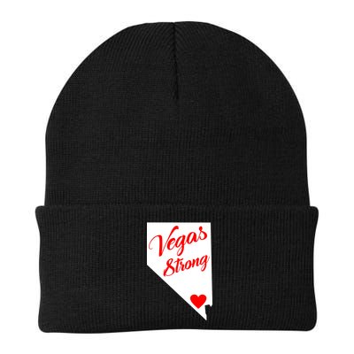 Vegas Strong Nevada Heart Script Beanie