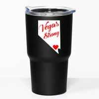 Vegas Strong Nevada Heart Script Tumbler