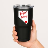 Vegas Strong Nevada Heart Script Tumbler