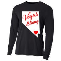 Vegas Strong Nevada Heart Script Cooling Performance Long Sleeve Crew