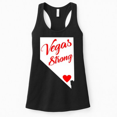 Vegas Strong Nevada Heart Script Womens Tank Top