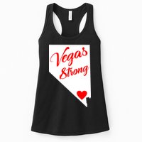 Vegas Strong Nevada Heart Script Womens Tank Top